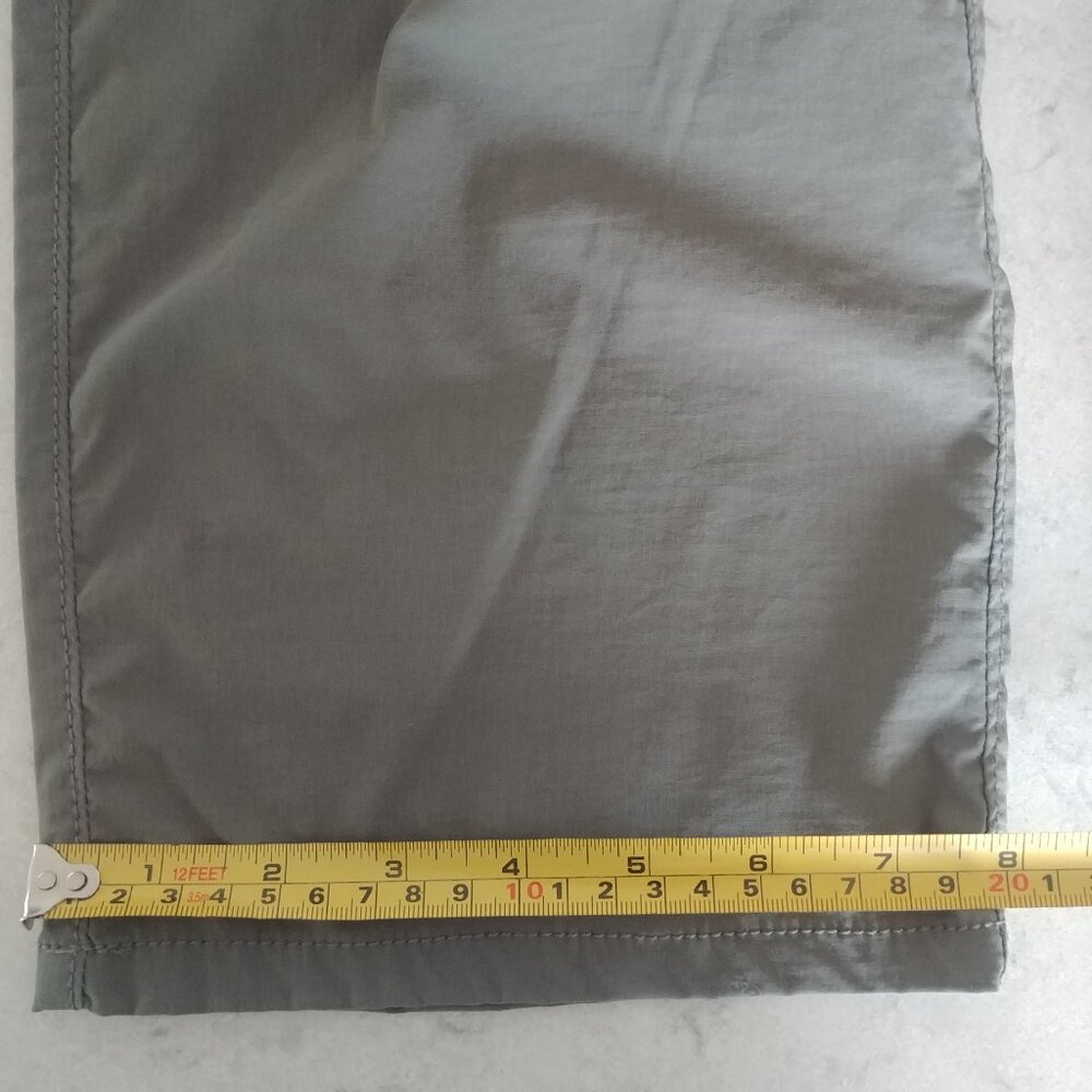 Windriver Womens athletic hiking pants nylon spandex neutral olive green grey 10 - Picture 8 of 14